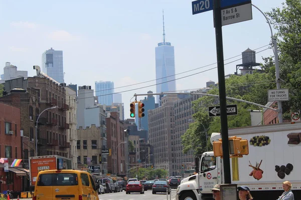 Walking Neighborhoods New York — Stock Photo, Image