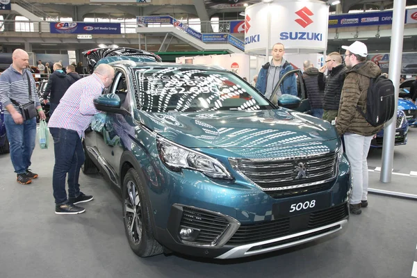 Belgrade Serbie Mars 2018 Peugeot 5008 Salon Ddor — Photo