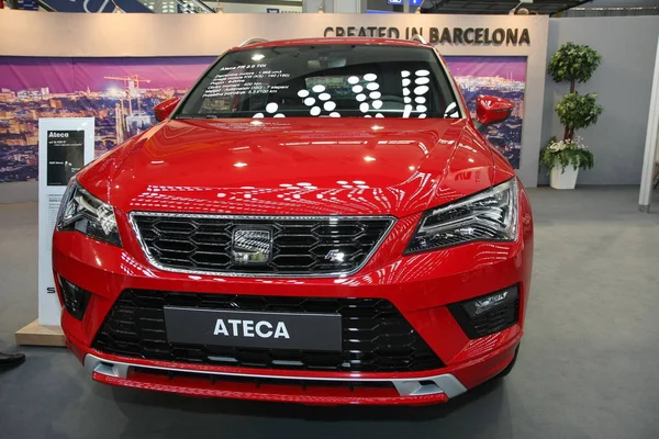 Belgrade Serbia Março 2018 Seat Ateca Ddor Car Show — Fotografia de Stock