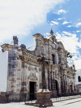 Quito Ekvador Tarihi Merkezi İsa Derneği Kilisesi