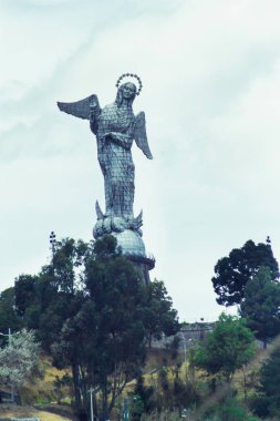 Virgen del Panecillo Quito Ekvador Tarihi Merkezi'nde