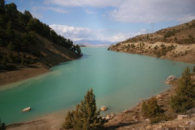 muhteşem baraj göl manzarası