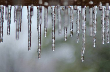 Buz Arka Plan - Renkli Doğada Buzsarlar 