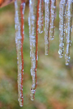 Buz Arka Plan - Renkli Doğada Buzsarlar 