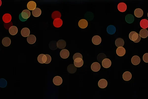 ボケナイトライトの背景 光の祭典 — ストック写真