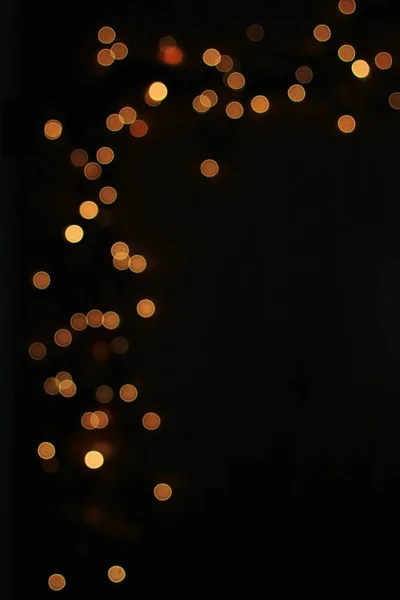 Bokeh Gece Işıkları arka plan. Işıkfestivali 