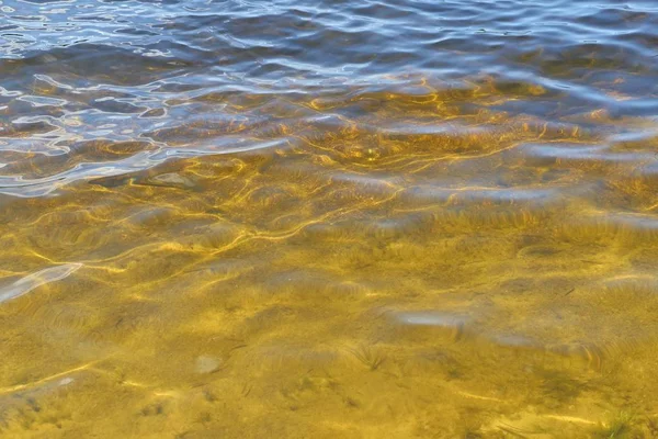 Fechar Lagoa Ondulada Durante Dia — Fotografia de Stock