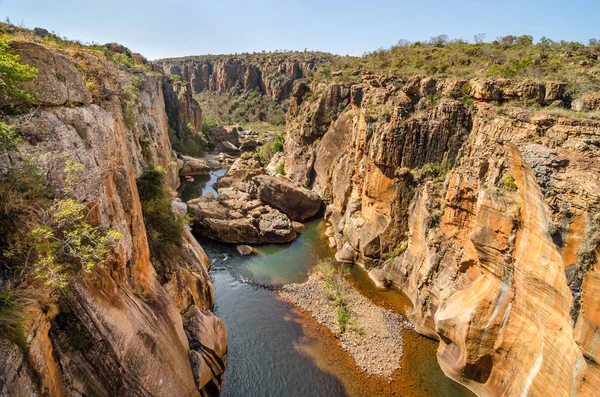 Güney Afrika Blyde River Canyon çevre Graskop - Mpumalanga bölge Güney Afrika deneyim yukarıda