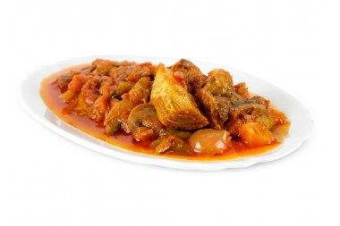 İtalyan gıda ev yapımı salata Piedmontese salata (Insalata Piemontese) geleneksel bir e marş. 