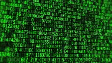 Şifre seçimi ile ekranda gizli kodları. Siber güvenlik kavramı.