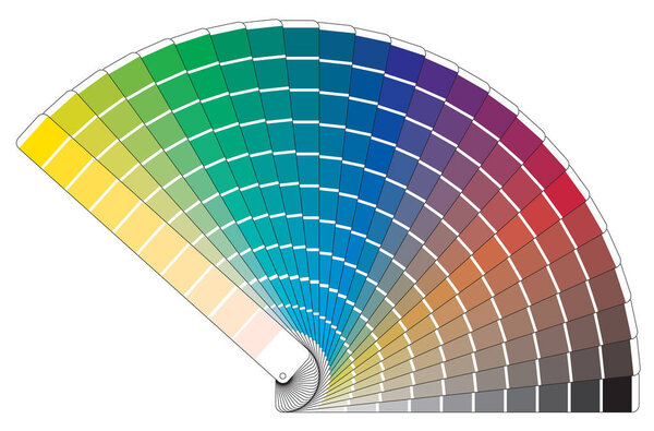 Vector color palette book