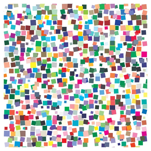 Paleta de colores vectoriales. 729 colores diferentes. Tamaño del patrón 190 x 190 mm. Detalles dispersos caóticamente . — Archivo Imágenes Vectoriales