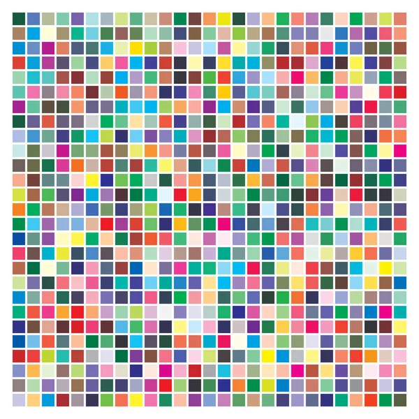 Paleta de colores vectoriales. 729 colores diferentes. Tamaño del patrón 189 x 189 mm — Archivo Imágenes Vectoriales