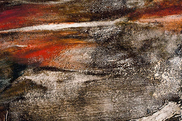 Sanatçılar yağlı boya ile çok renkli yakın plan çekimleri yapıyorlar.