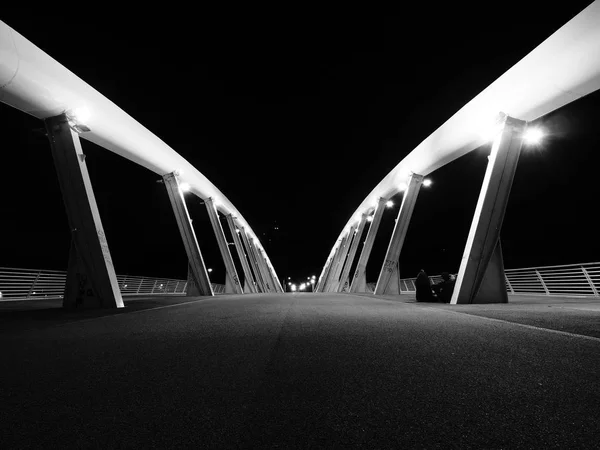 Perspective Detail Modern Bridge — Stock Photo, Image