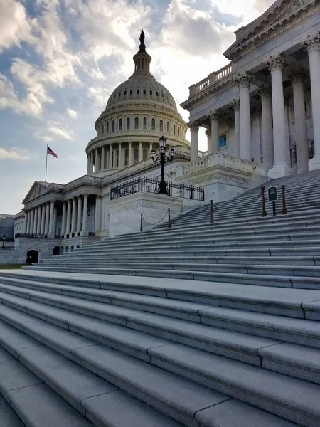 Egyesült Államok Capitol Building, a Capitol Hill, Washington DC-ben — Stock Fotó