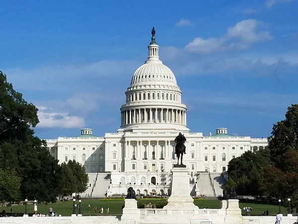 Edificio Capitolio de los Estados Unidos, en Capitol Hill en Washington DC — Foto de Stock