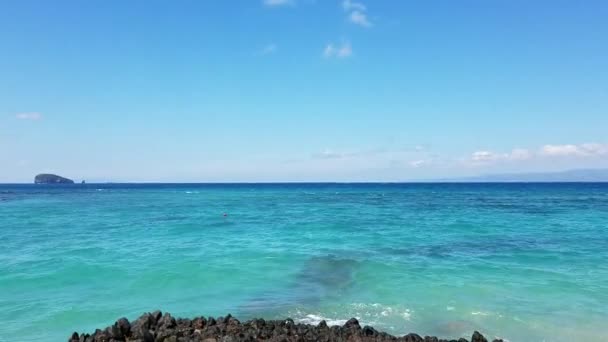 Oceano Índico Margens Resort Praia Candidasa Bali Indonésia — Vídeo de Stock