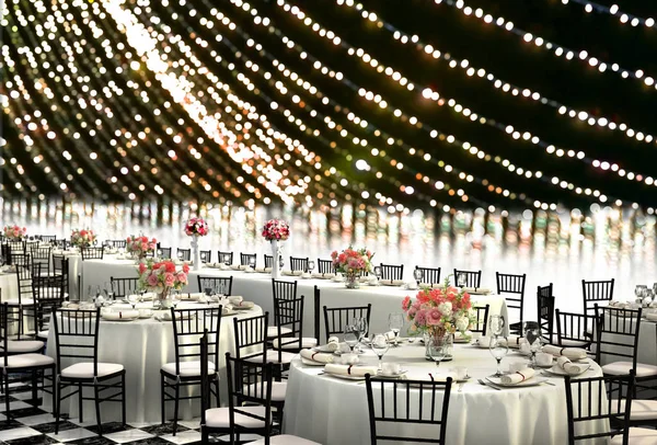 3D wedding reception background illustration — Stock Photo, Image