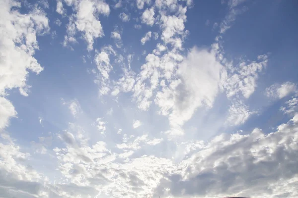 Beautiful Sky Clouds Wide Angle — Stock Photo, Image