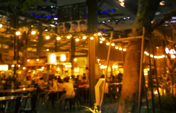 Wazig Foto Restaurants Cafés Zien Warm Ontspannen Eetlust — Stockfoto