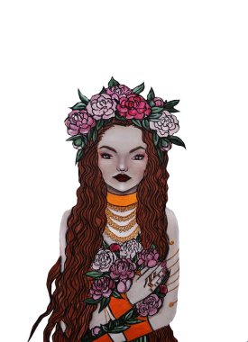 kızlar için bir perisi ile yaratıcı kapak 