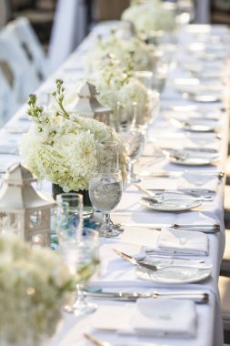 düğün dekor, seçici odak