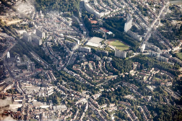 Letecký Pohled Brusel Belgie — Stock fotografie