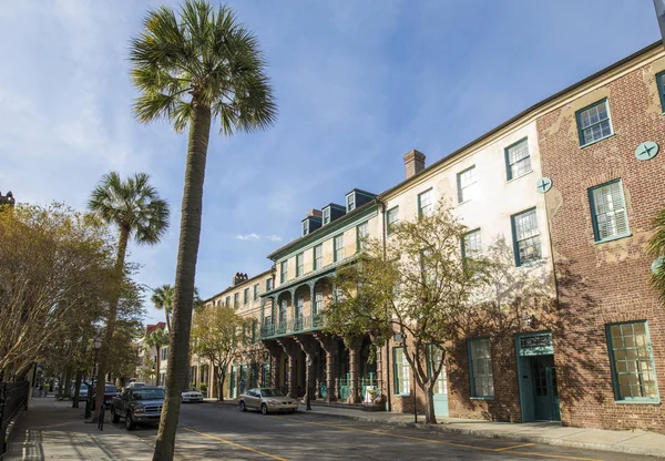 Charleston Güney Carolina Daki Tarihi Sıra Evler — Stok fotoğraf