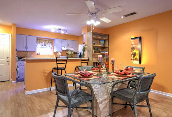 Beaufort South Carolina Usa January 2016 Dining Room Interior Real — Stock Photo, Image