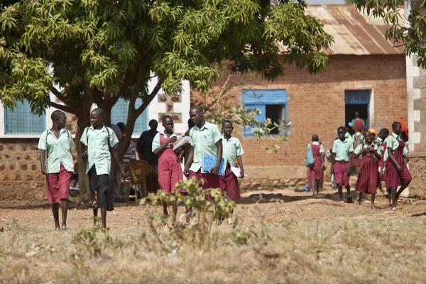 Écoliers au Soudan du Sud — Photo
