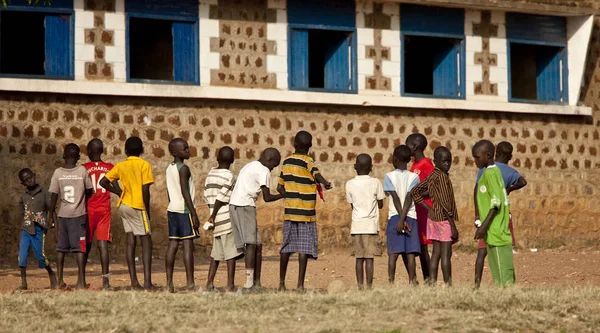 Estudantes em sudan sul — Fotografia de Stock