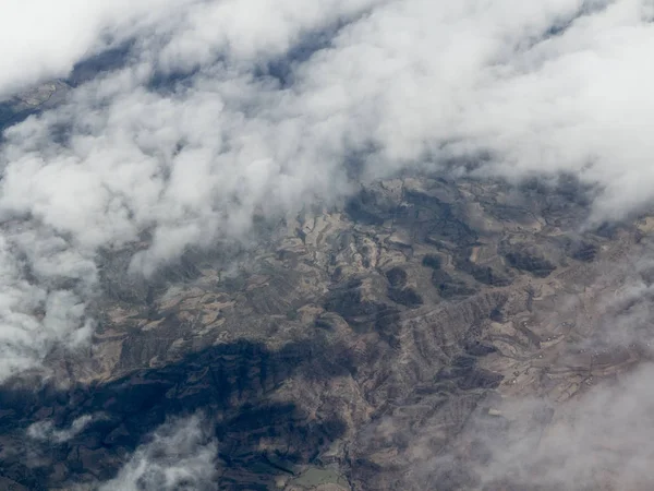 Flygbild Över Moln Över Landskap Dire Dawa Etiopien Afrika — Stockfoto