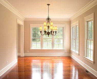 Beaufort emlak evinin boş salon iç, Güney Carolina, Abd
