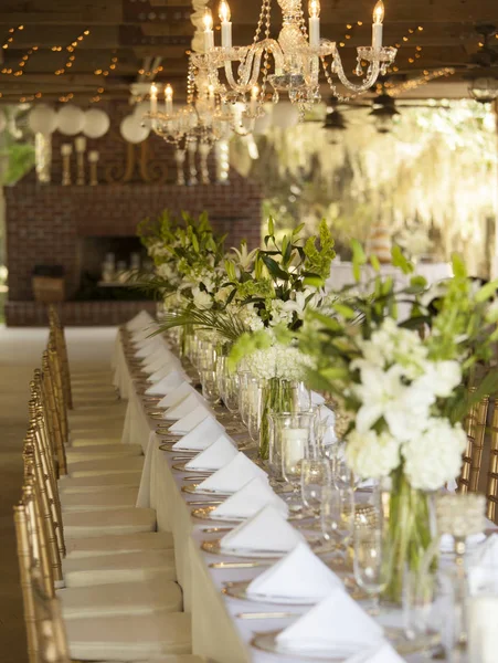 Fine Catering Wedding Reception — Stock Photo, Image