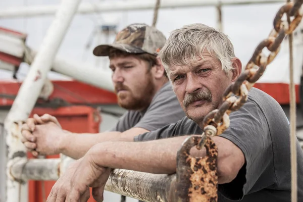 Pescadores comerciales en Carolina del Sur — Foto de Stock