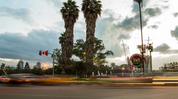 Verkeer in Nairobi — Stockfoto