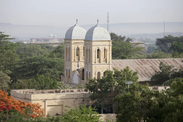 Tornyai Etióp Ortodox Templom Dire Dawa Etiópia — Stock Fotó