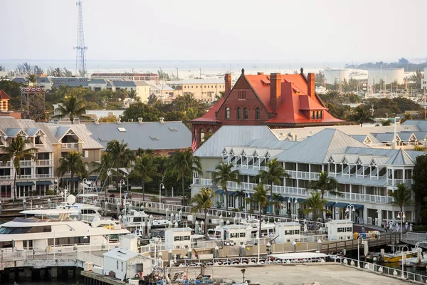 Vista Aérea Baja Isla Key West Florida — Foto de Stock