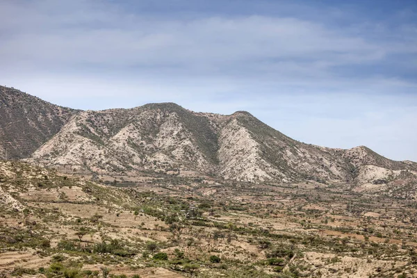 Landscape Mountains Villages Eastern Ethiopia Somalia — Stock Photo, Image