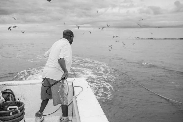 Imbarcazione da pesca a mano — Foto Stock