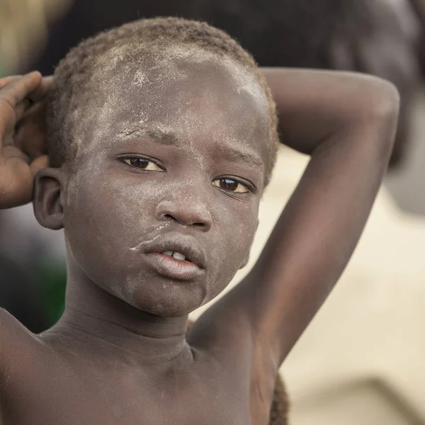 Dinka kind in Zuid-Soedan — Stockfoto