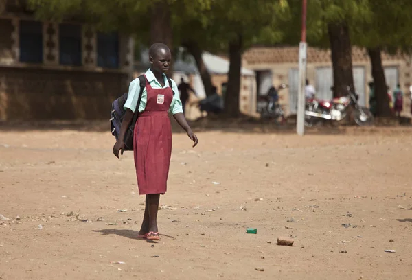 Studentka w Sudanie Południowym — Zdjęcie stockowe