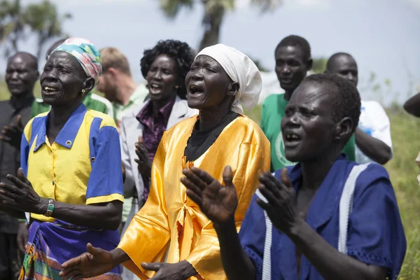 Cristiani in Sud Sudan — Foto Stock