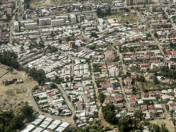 Vista Aérea Addis Abeba Etiópia — Fotografia de Stock