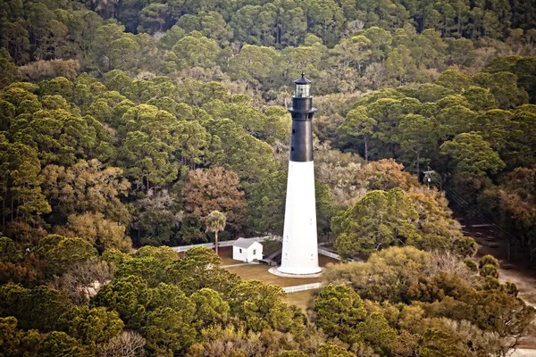 Lighthouse aerial view hdr — Stock Photo, Image