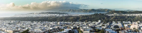 Panoramisch Uitzicht San Francisco Vanaf Golden Gate Heights — Stockfoto