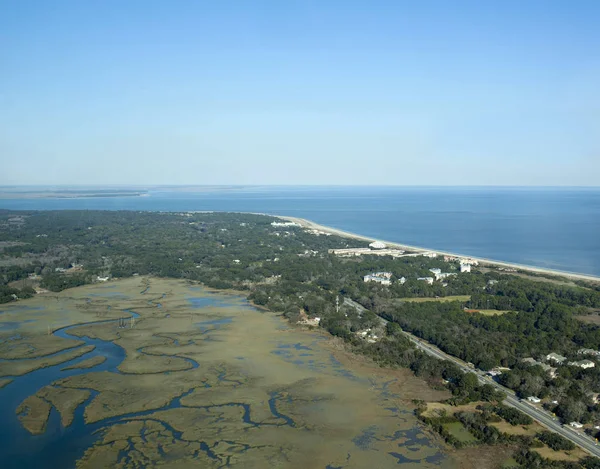 Vista Aerea Hilton Head Carolina Del Sud — Foto Stock