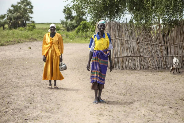 Mulheres em sudan sul — Fotografia de Stock