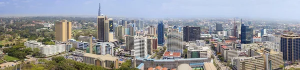 Letecký pohled na Nairobi — Stock fotografie